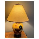 MBR - Table Lamp with Rooster Design and Shade