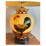 MBR - Table Lamp with Rooster Design and Shade