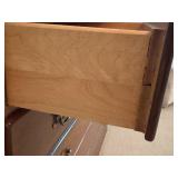 MBR - Vintage Ethan Allen 3-Drawer Wooden Dresser with Brass Handles