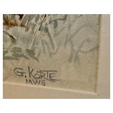 MBR - Gerald Korte Original Watercolor Winter Forest