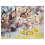 D - Framed Original Watercolor by Gerald Korte