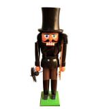 D - Vintage Erzgebirge German Nutcracker Chimney Sweep with Box