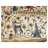 DR - 23" Hand-Painted Portuguese Ceramic Platter with Kazari Motif