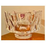 D - Orrefors Corona Crystal Bowl by Lars Hellsten