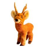 D - Vintage Steiff Plush Deer with Tag and Button