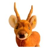 D - Vintage Steiff Plush Deer with Tag and Button