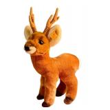 D - Vintage Steiff Plush Deer with Tag and Button