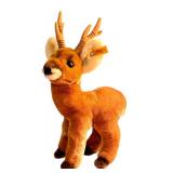 D - Vintage Steiff Plush Deer with Tag and Button