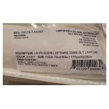 LLBR - LaCrosse LoftaIRE Twin Down Alternative Comforter Ivory 70x90 in