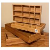LL - Set of 4 Bamboo Organizers