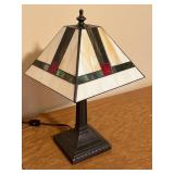 LL - Mission Style Stained Glass Table Lamp