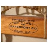 LL - Pair of 56-Inch Vintage Northwoods Brand Wooden Snowshoes