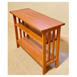 LLO - Mission Style 3-Tier Wooden Bookshelf