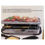LLO - Swissmar Stelvio 8-Person Raclette Party Grill with Hot Stone Top (Grill Top Missing)