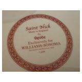 LLO - Set of 12 Spode Saint Nick 8.5 Inch Plates for Williams-Sonoma