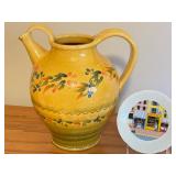 LLO - French Decorative Kitchen Collection: Terre Provence Pitcher and Limoges Plates