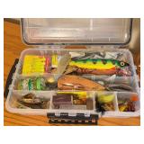 LLO - 2 Tackle Boxes with Fishing Lures, Hooks, and Accessories