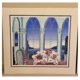 LL - Pair of Thomas McKnight Signed Serigraphs: Coconut Grove & Flowered Couch, Matted