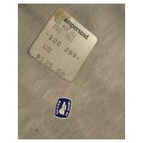 LLO - Set of 3 Large Solid Metal Serving Trays