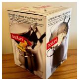 LLO - Bodum 15-Piece Stainless Steel Fondue Set for Cheese, Meat and Chocolate