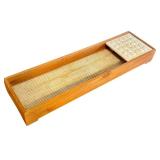 LL - Unique Wooden Decorative Tray with Sliding Tile