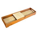 LL - Unique Wooden Decorative Tray with Sliding Tile