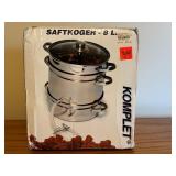 LLO - 8 Liter Stainless Steel Juice Steamer Kit