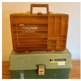 LL) - Pair of Plano Tackle Boxes with Assorted Fishing Tackle