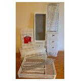LLO - Collection of Storage Cases and Wire Baskets for Organization
