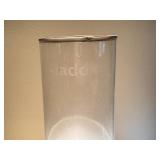 LL - Vintage Aladdin Model 12 Brass Table Lamp with Frosted Chimney