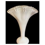 LL - Vintage Fenton Silver Crest Vase