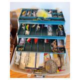 LLO - Lot of 3 Tackle Boxes with Fishing Lures and Accessories