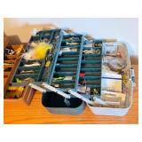 LLO - Lot of 3 Tackle Boxes with Fishing Lures and Accessories