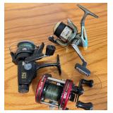 LLO - Set of 3 Fishing Reels Abu Garcia and Shimano Symetre