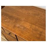 D - Vintage Ethan Allen Vintage Solid Maple and Birch Sideboard Cabinet