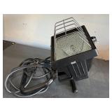 G - Outdoor Flood Light with Protective Cage and Mounting Bracket