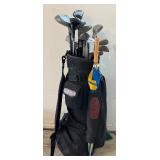 G - Golf Club Set with Bag and Umbrella - Mixed Brands