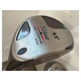 G - Ping Golf Bag with Mixed Club Set including Drivers, Irons, and Putter