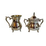 LL-Vintage Webster Wilcox Oneida Silver Plated Coffee and Tea Set with Tray