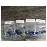 4 - Bags of Collectible Champion Agate Marbles in Original Packages