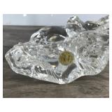 Lot of 4 Solid Glass Elephant Figurines