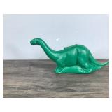 Vintage Sinclair Oil Gas Dino The Dinosaur Green Blow Mold Bank