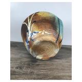 Hand Made Pottery Vase with Unique Design on the Side