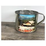 Vintage Bonanza Ponderosa Ranch Tin Cup