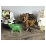 Lot of 9 Collectible Elephant Figurines