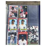 Binder Full of Baseball & Football Cards - Steve McNair - Dan Marino - Emmitt Smith - Deion Sanders - Tim Brown - Rashaan Salaam