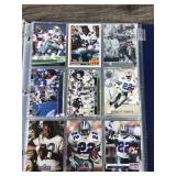 Binder Full of Baseball & Football Cards - Steve McNair - Dan Marino - Emmitt Smith - Deion Sanders - Tim Brown - Rashaan Salaam