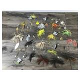 Large Lot of Spinner Bait Fishing Lures and More