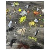 Large Lot of Spinner Bait Fishing Lures and More