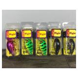 Lot of 5 Brad’s Wiggler Fishing Lures in Original Packages